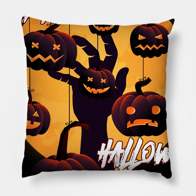 happy Halloween unisex Pillow by bakry