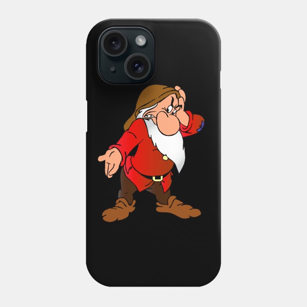 Grumpy dwarf Phone Case by shippingdragons