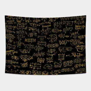 Goetic Sigils Tapestry