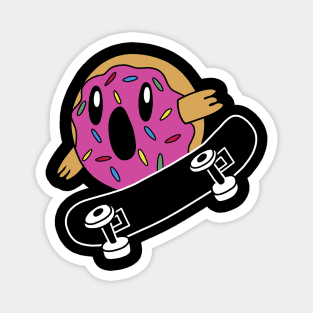 Donut Skater Magnet