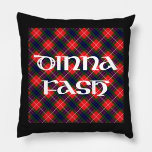 Dinna Fash Outlander Tartan Fancy Square Pillow