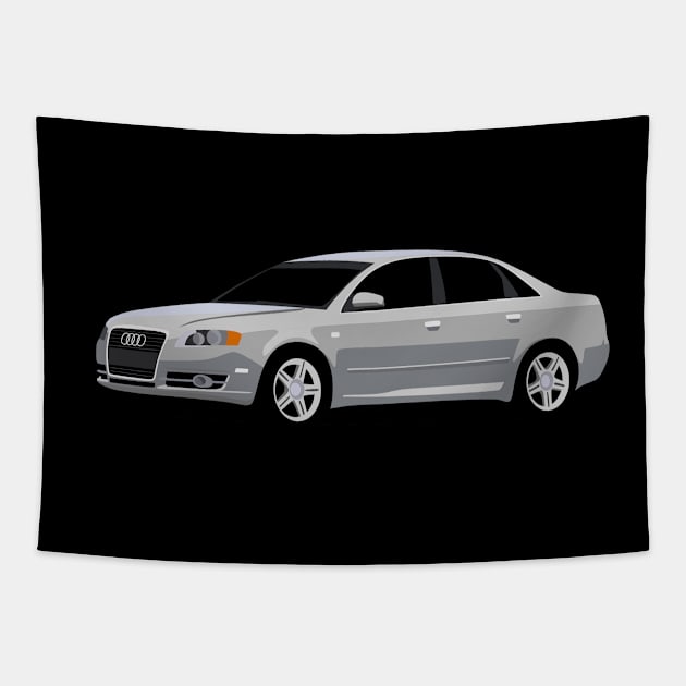 German Sedan Tapestry by TheArchitectsGarage