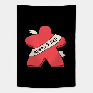 Always Red Meeple Board Game Tapestry