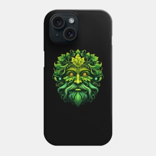 Beautiful Traditional Pagan Celtic Greenman Phone Case