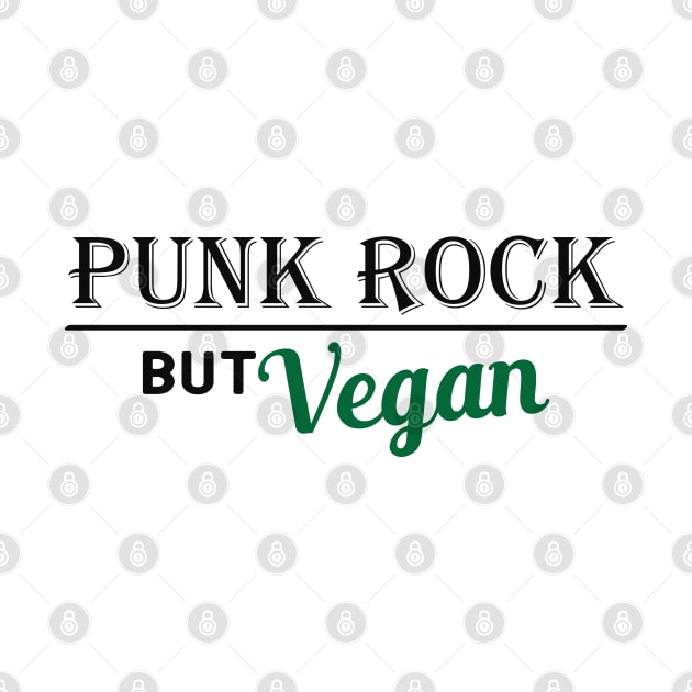 Vegetarian - Punk rock but vegan by KC Happy Shop