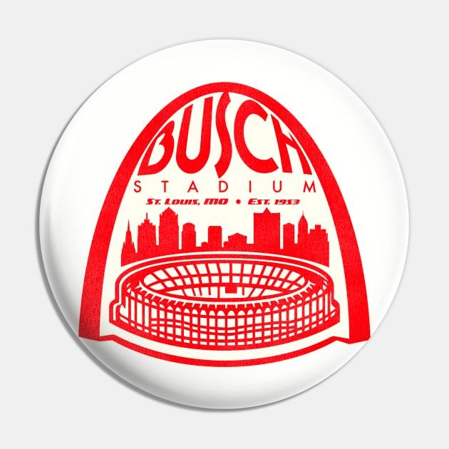 St Louis Defunct Baseball Stadium Pin by darklordpug