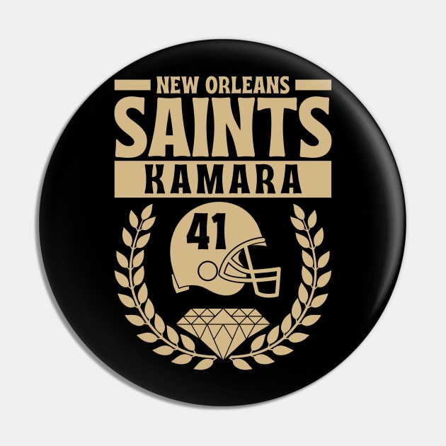 New Orleans Saints Kamara 41 American Football Pin by Astronaut.co