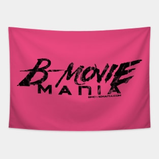 B-Movie Mania Black Logo Tapestry