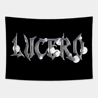 Lucero Band Logo Text Tapestry