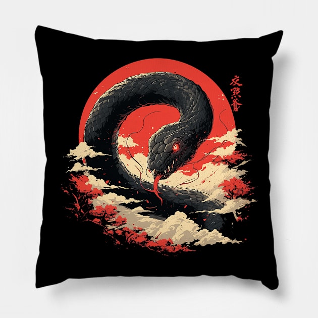 snake Pillow by StevenBag