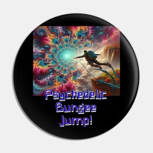 Psychedelic bungee Jump Pin