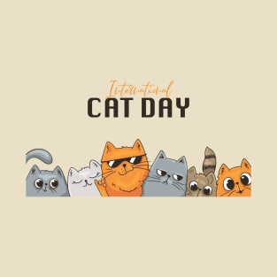 Cat International Day T-Shirt