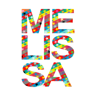 Melissa, name, typography T-Shirt