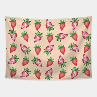 Strawberry Cow Pattern Tapestry