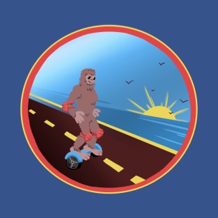 Modern Cryptids: Hoverboard Bigfoot T-Shirt