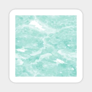 watercolor abstract waves Magnet