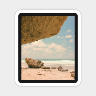 Vintage coastal photo Magnet