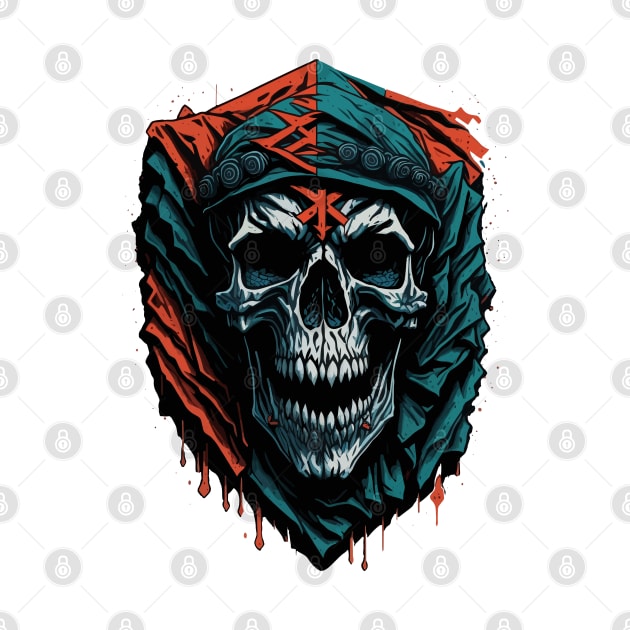 Arabic Skull Face by hippohost