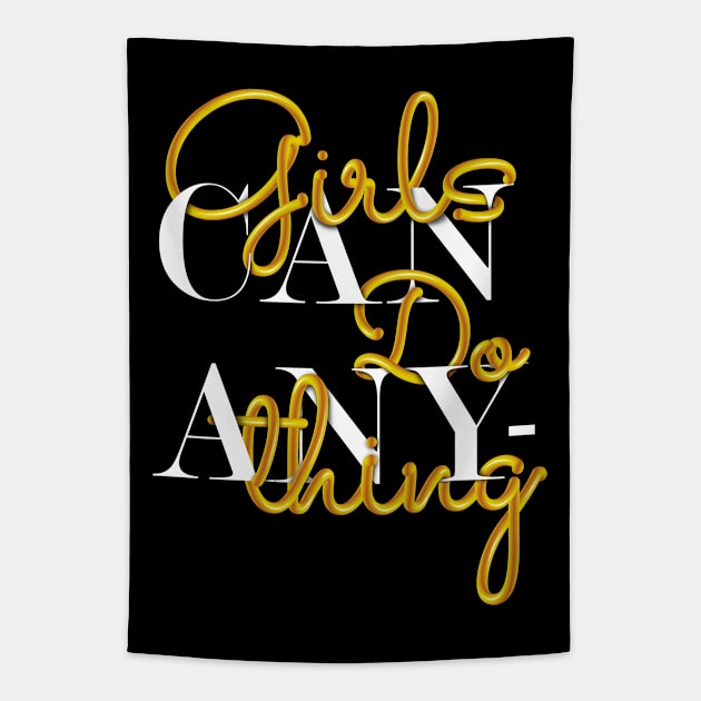 Girls can do it! Tapestry by BOandCO