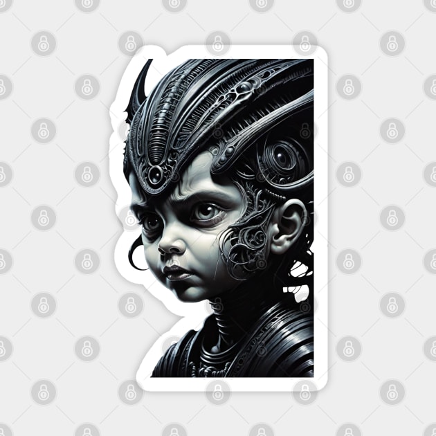 Interstellar Traveler Magnet by Grave Digs