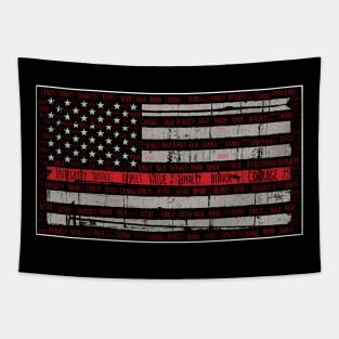 Red Line Tapestry