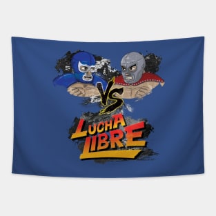 Street Lucha Libre Fighter Tapestry
