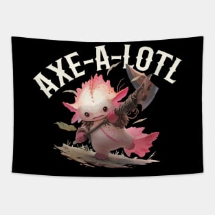 Axe-A-Lotl Axolotl Tapestry