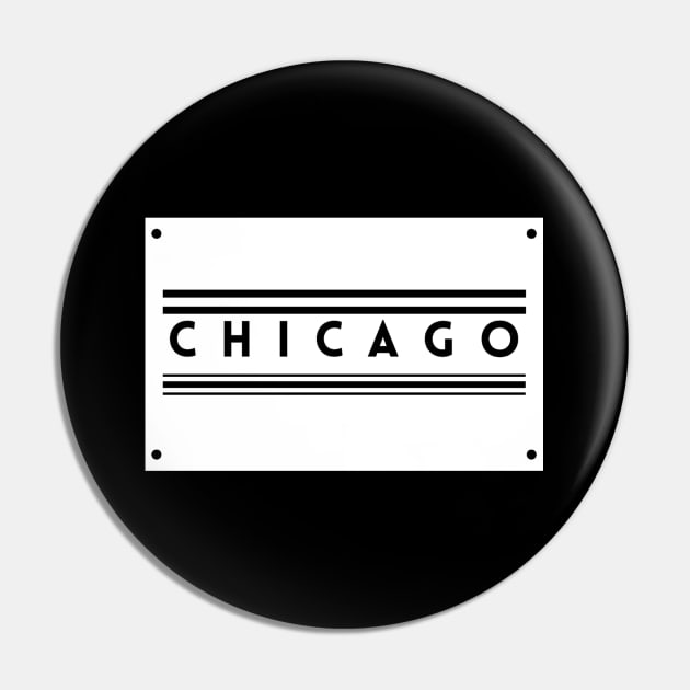 Made In Chicago Pin by TEXTTURED