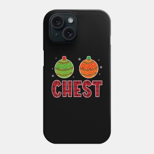 Funny Chest Nuts Couples Christmas Chestnuts Phone Case