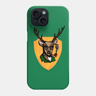 Pipe Smoking Deer Phone Case