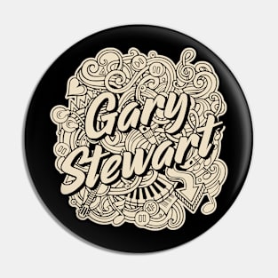 Gary Stewart - Vintage Pin