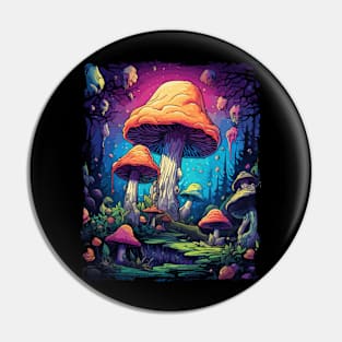 Mushroom Garden Pin