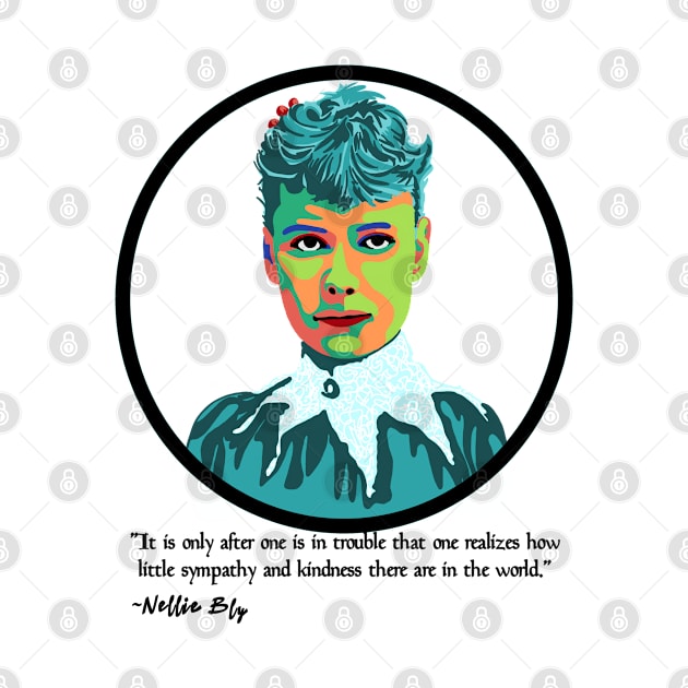 Nellie Bly Portrait by Slightly Unhinged