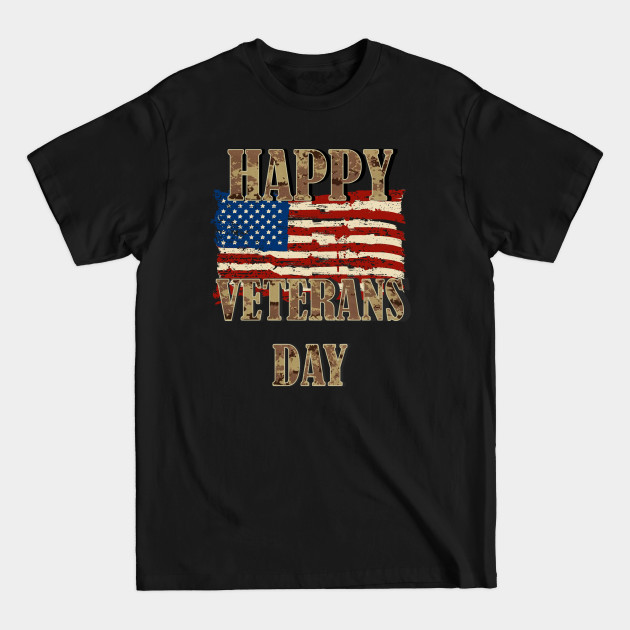 Discover Happy vet day - Veterans Day - T-Shirt