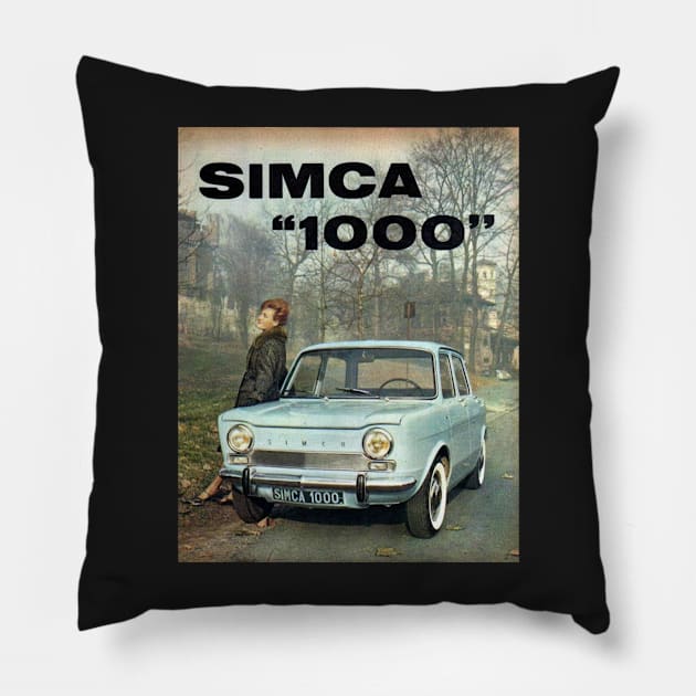 Simca "1000" Pillow by Donkeh23