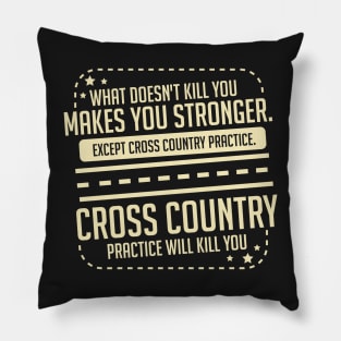 CROSS COUNTRY GIFT: Cross Country Practice Pillow