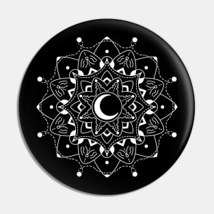 Moon Mandala | Sacred Geometry Pin