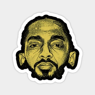 Yellow Nipsey Hussle Magnet