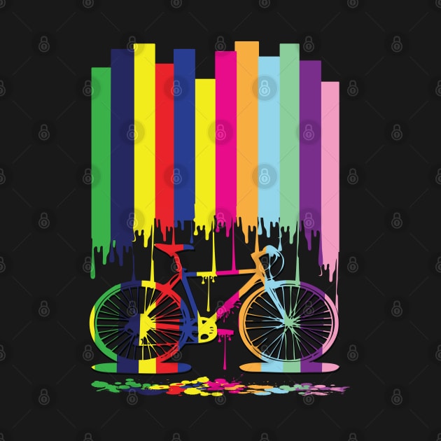 Rainbow bicycle by CindyS