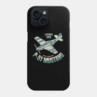 P-51 Mustang American Fighter Plane Phone Case