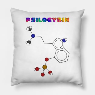 Psilocybin Molecule Pillow