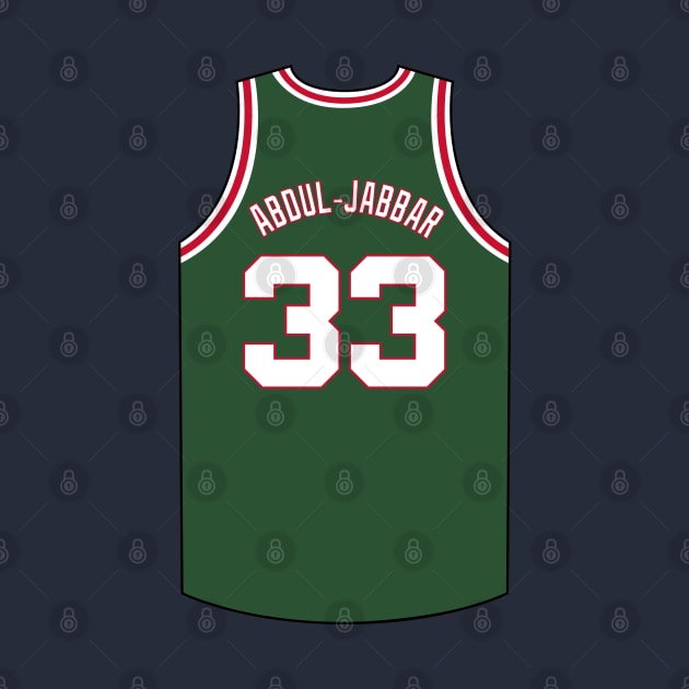 Kareem Abdul Jabbar Milwaukee Jersey Qiangy by qiangdade