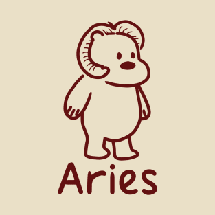 Aries Bear Cute 2 T-Shirt