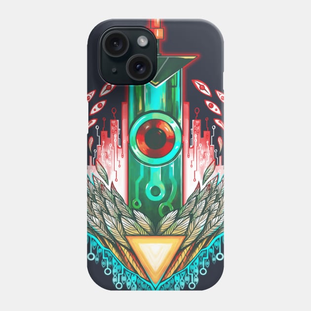 Cloudbank Crest: Sword Phone Case by njonestees