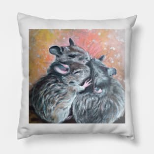 Degus Oil Painting Pillow