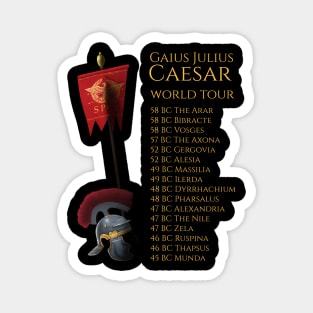 Gaius Julius Caesar World Tour Magnet