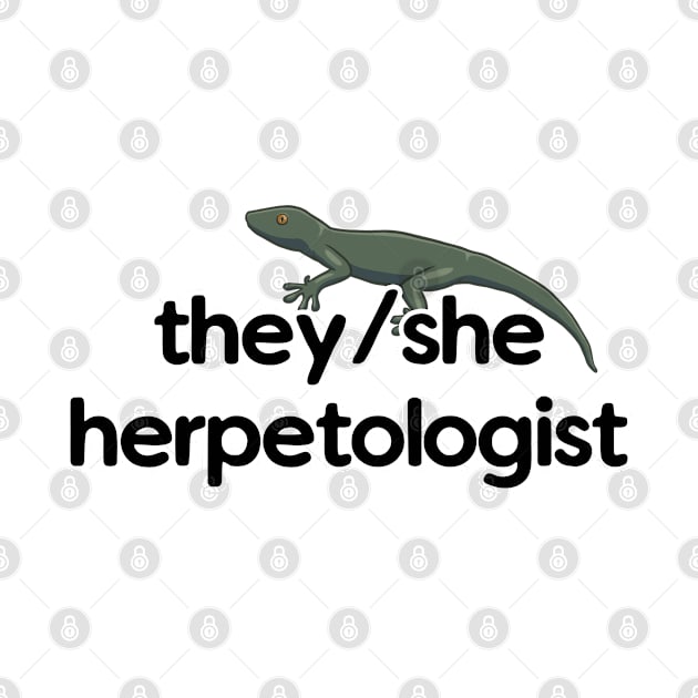 They/She Herpetologist - Gecko Design by Nellephant Designs