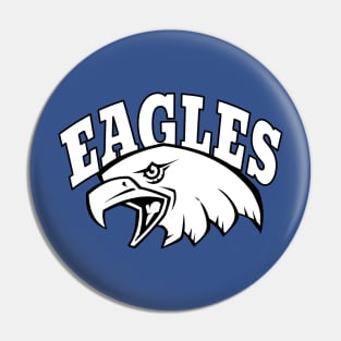 Eagle mascot Pin