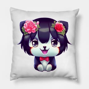 Cute kawaii panda bear Pillow