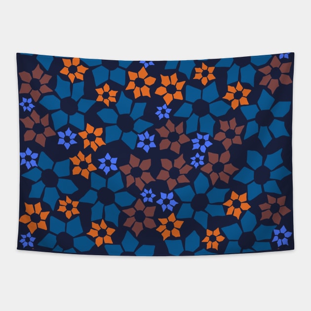 Matisse Cutouts Inspired Tapestry by Suneldesigns